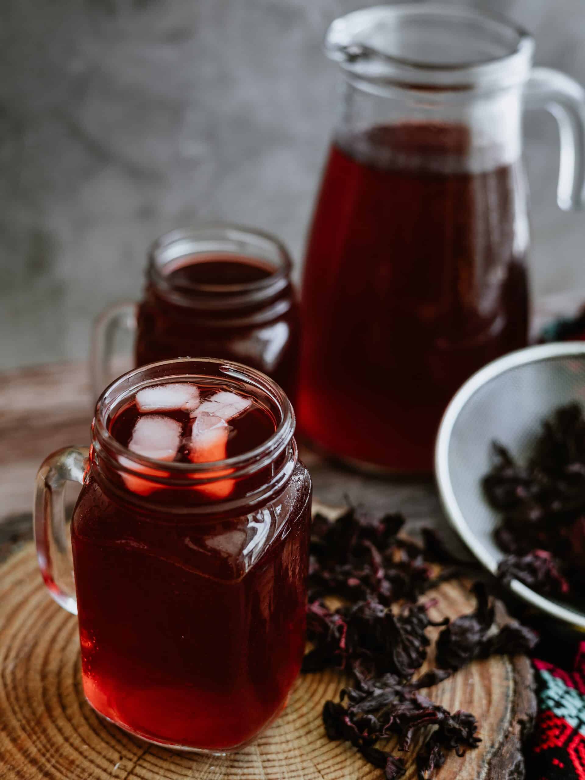 Agua de Jamaica No sugar added