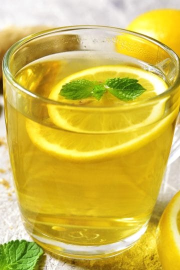 5 Minute Easy Lemon Ginger Tea