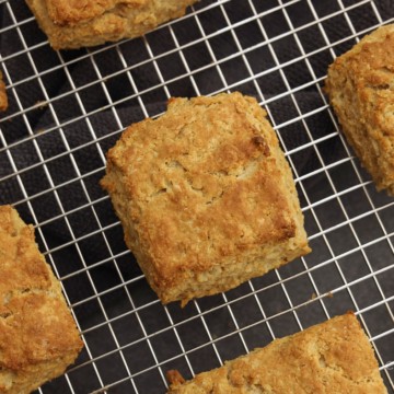 Healthy 100% Whole Wheat Biscuits