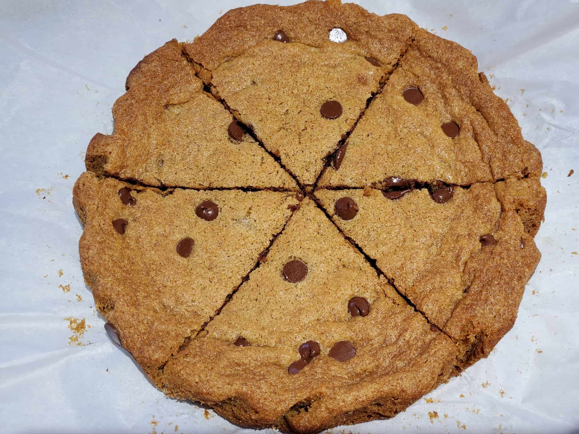 Giant Chocolate Chip Cookie