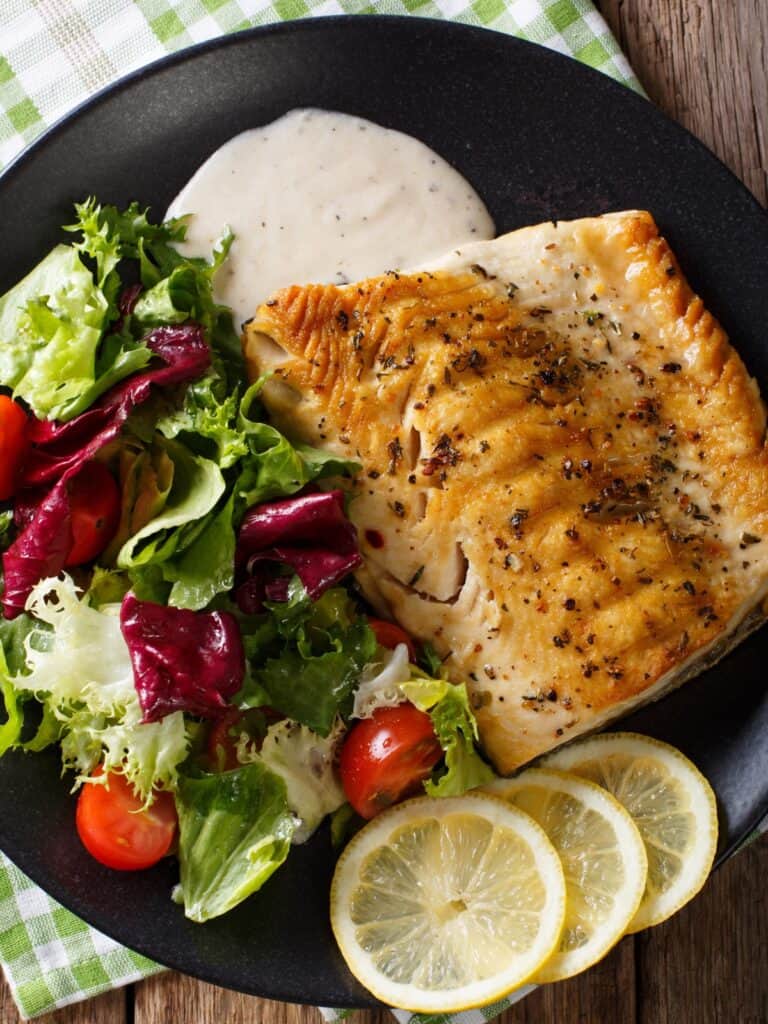 Lemon Garlic Tilapia with Mixed Greens Camila Made