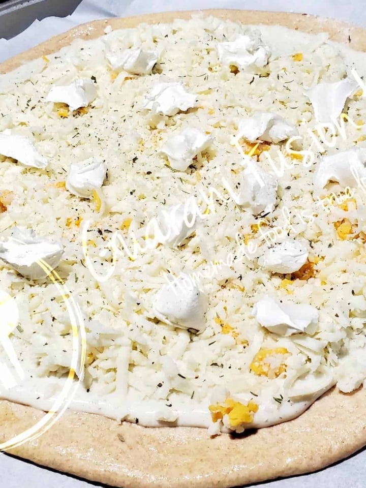 The Best Homemade Three Cheese White Pizza Recipe