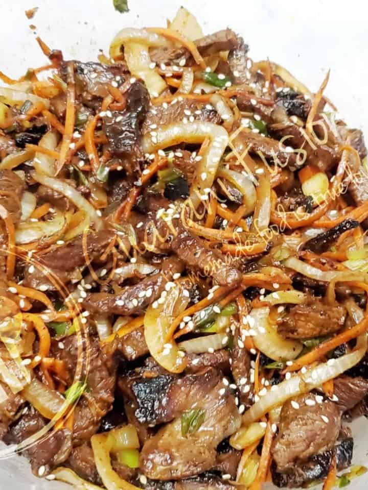 Quick Korean Beef Bulgogi