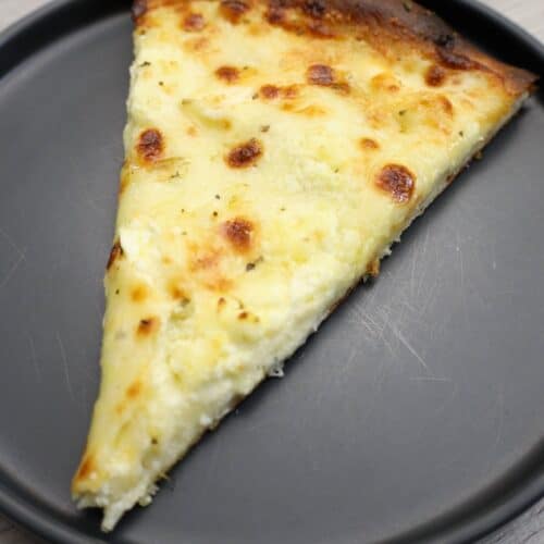 Three Cheese White Pizza