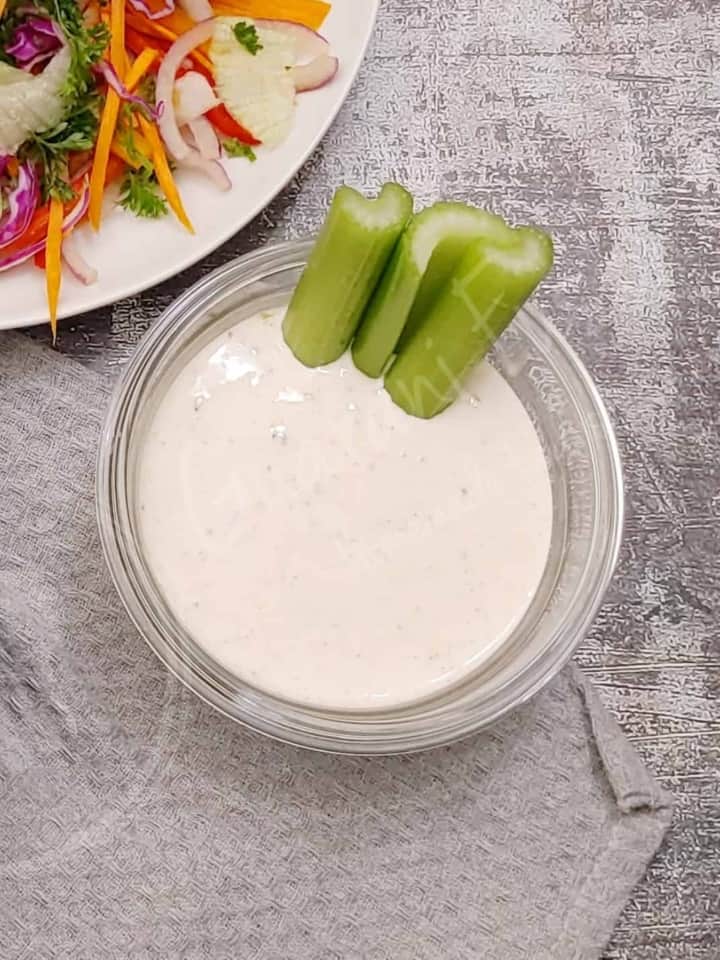 5 Minute Easy Creamy Lime Buttermilk Dressing
