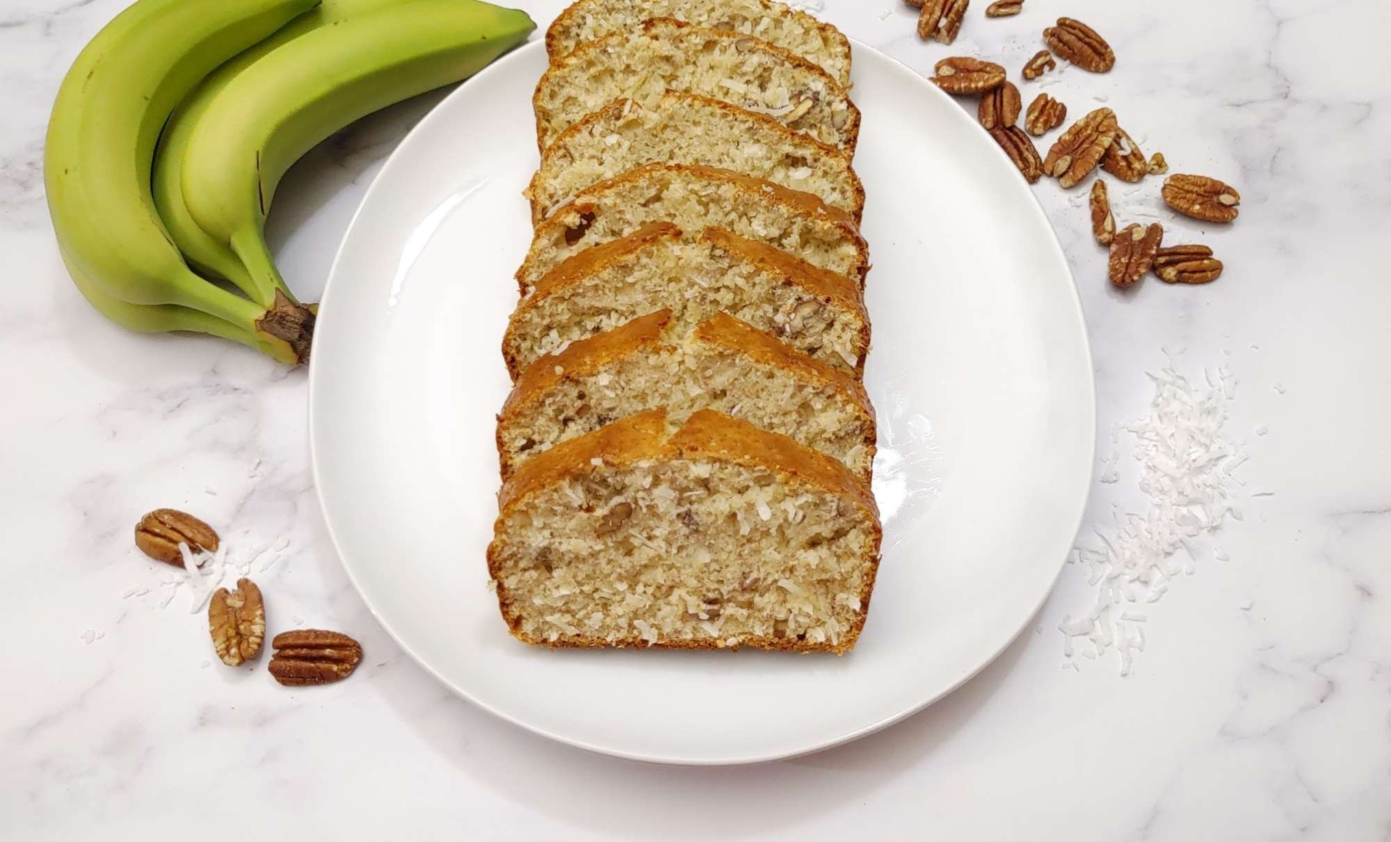 Banana Bread with Coconut and Pecans 10 Banana Bread with Coconut and Pecans