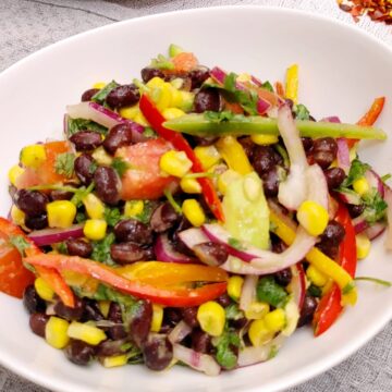 Black Bean Salad with Lime Vinaigrette