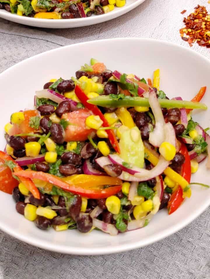 Black Bean Salad with Lime Vinaigrette