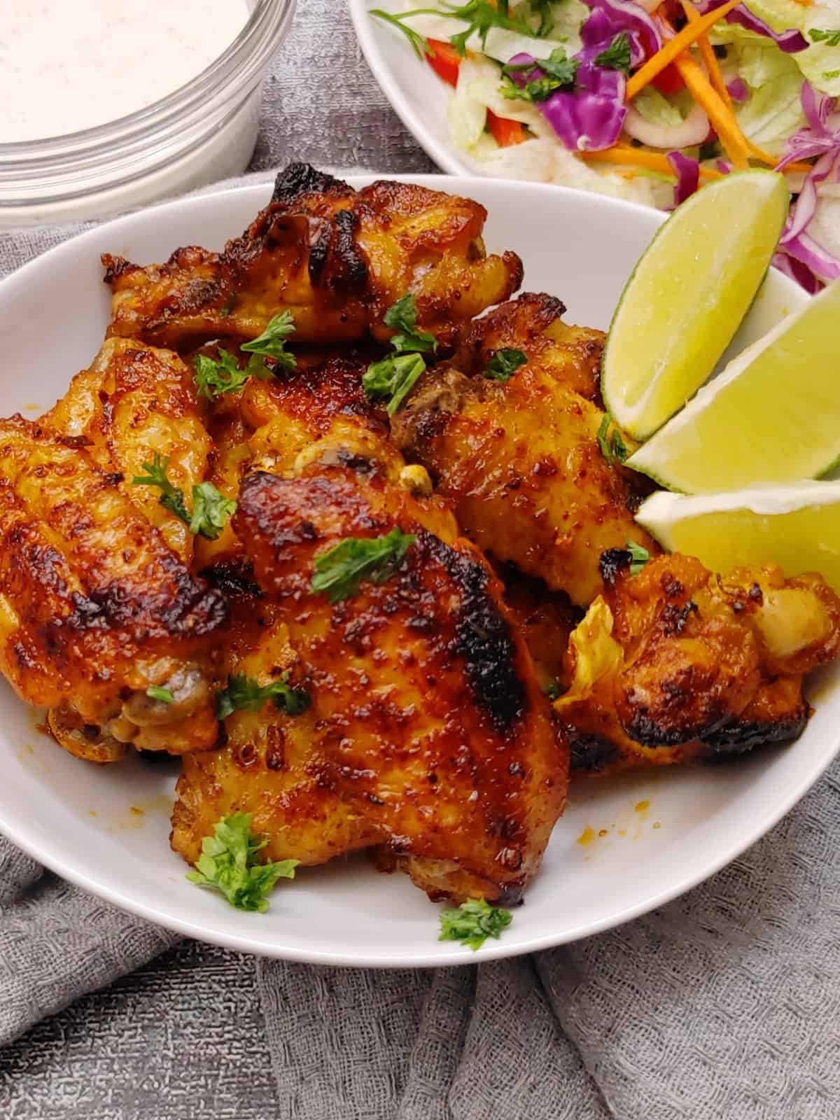 Buffalo Honey Sriracha Chicken Wings