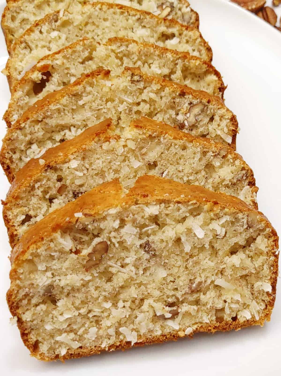 Banana Bread with Coconut and Pecans 9 Easy Banana Bread with Coconut
