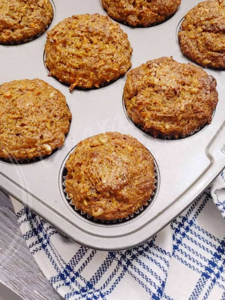 Healthy Morning Glory Muffins (Sugar-Free)