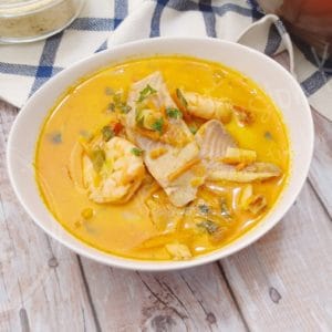 Delicious Seafood Stew "Moqueca Baiana"