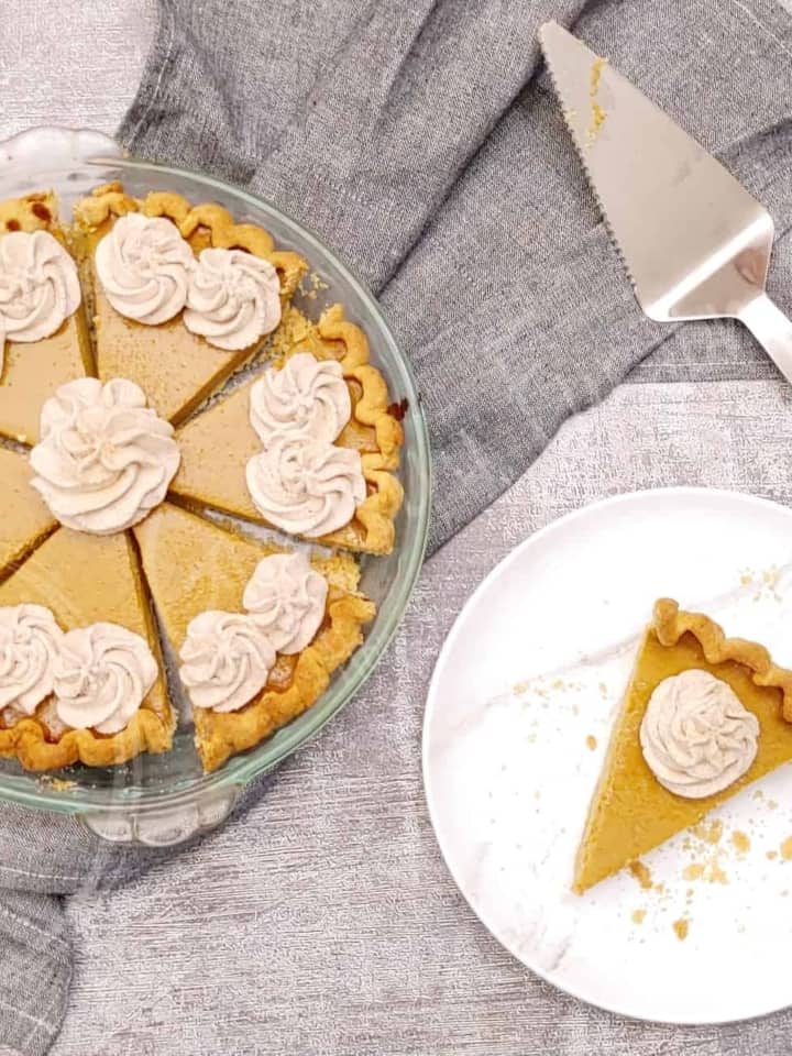 Pumpkin Pie with Hennessy Whipped Cream
