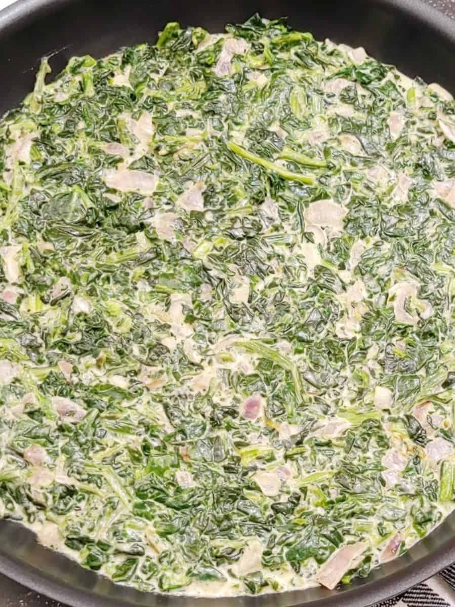 Homemade Creamed Spinach
