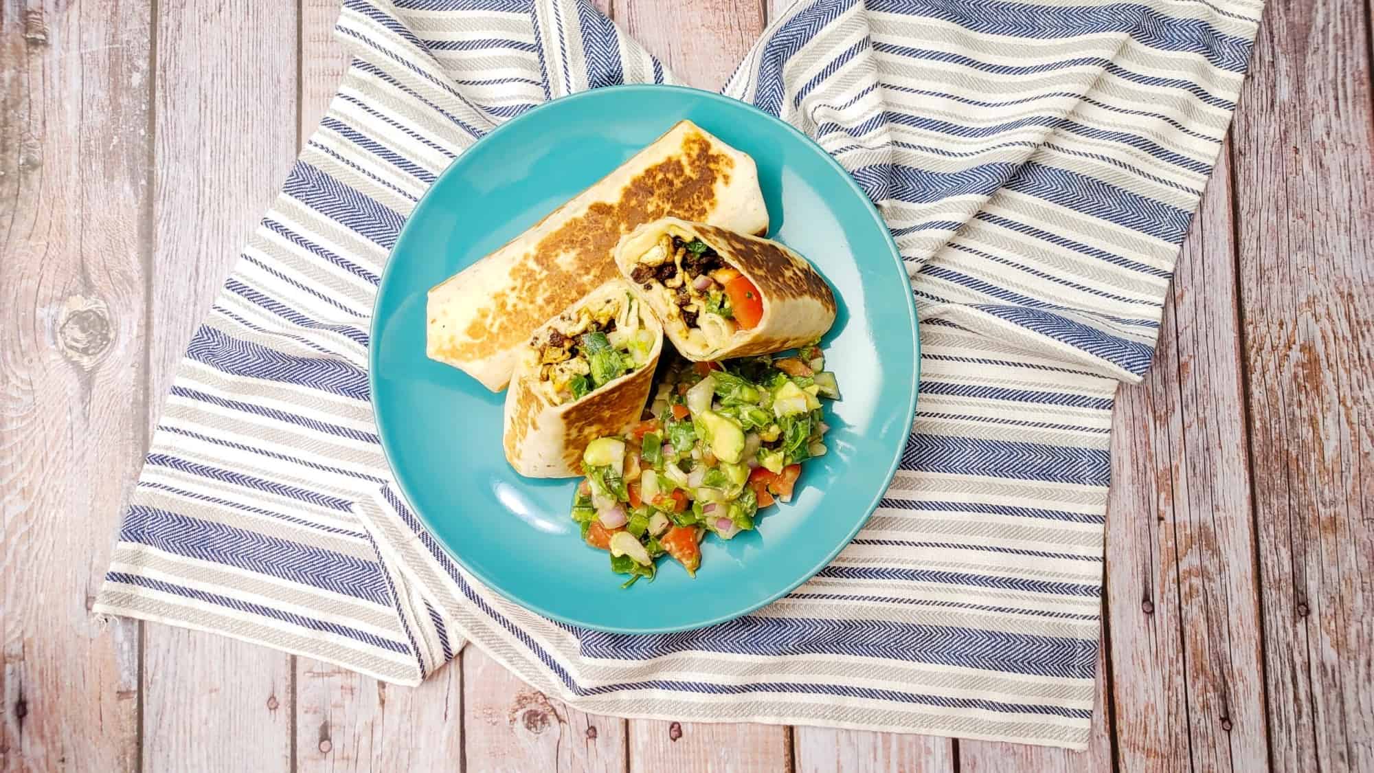 Easy Sausage Breakfast Burritos