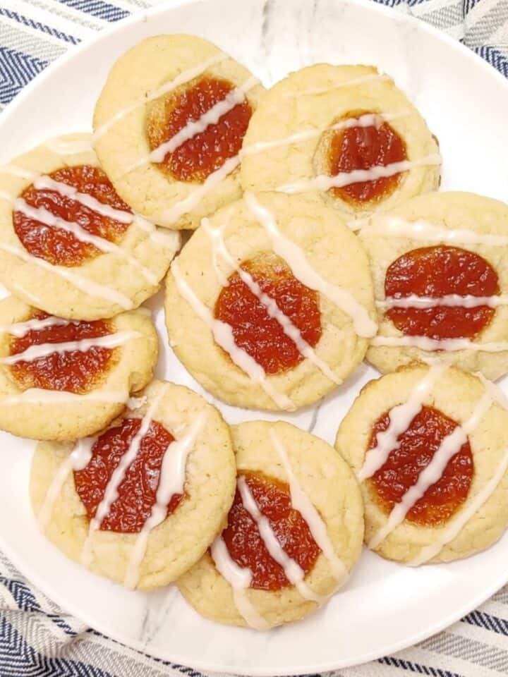 Biscotti con impronte digitali di guava