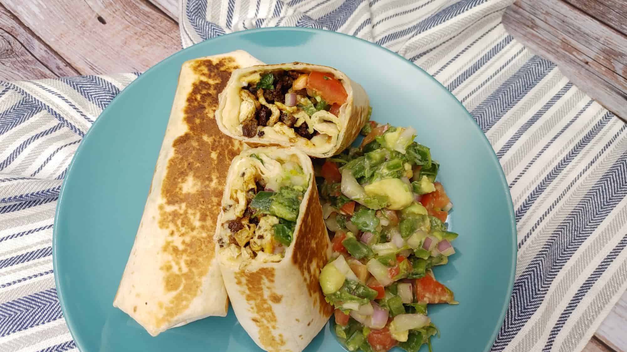 Easy Sausage Breakfast Burritos | Camila Made