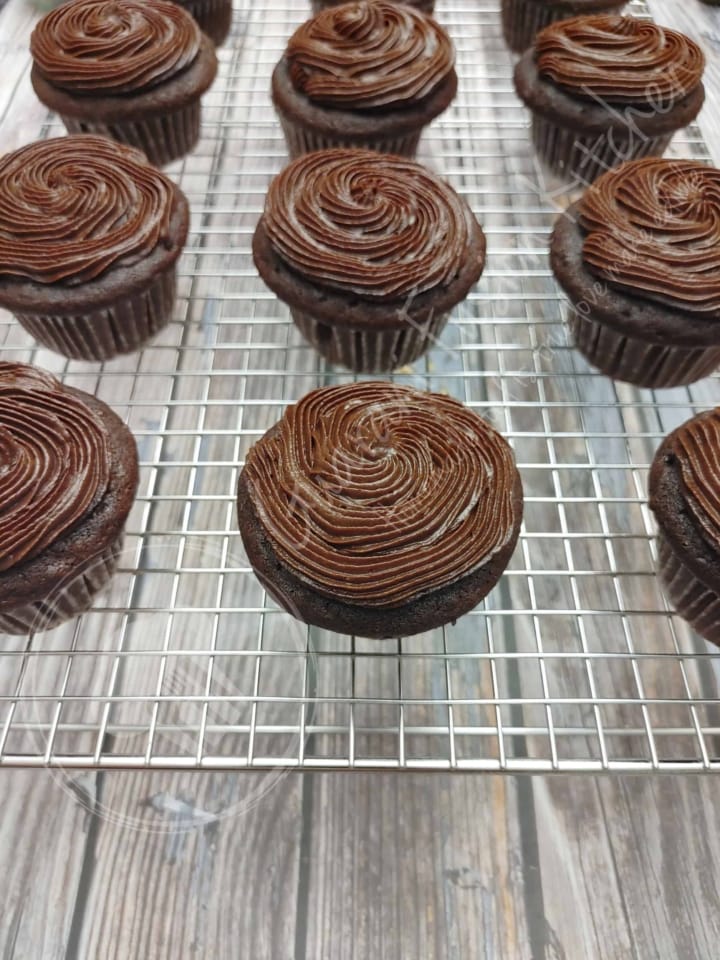 Perfect Double Chocolate Cupcakes