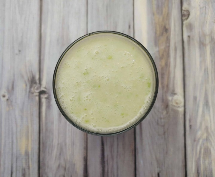 Healthy Green Apple Oatmeal Smoothie
