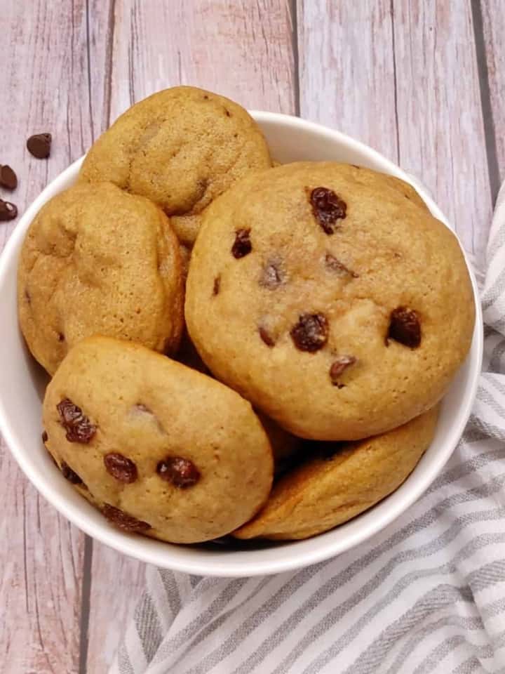 Healthy Chocolate Chip Cookies: 100% Whole Wheat