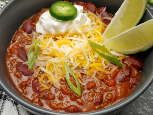 The Best Ground Beef Chili