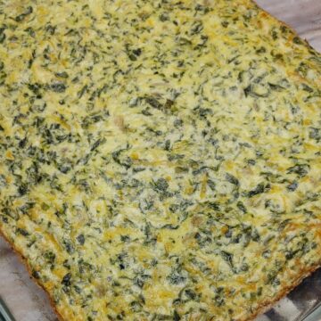 Spinach Frittata with Cornmeal