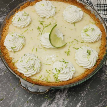 Simple Eggless Key Lime Pie