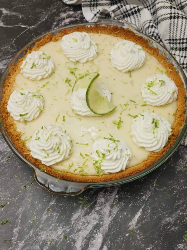 The Best Key Lime Pie - No Egg Required!