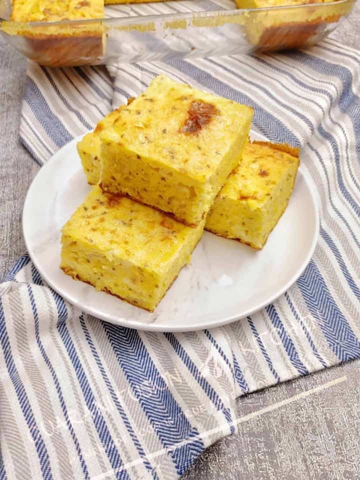 Delicious Cheese Cornbread For a Crowd | Sopa Paraguaya