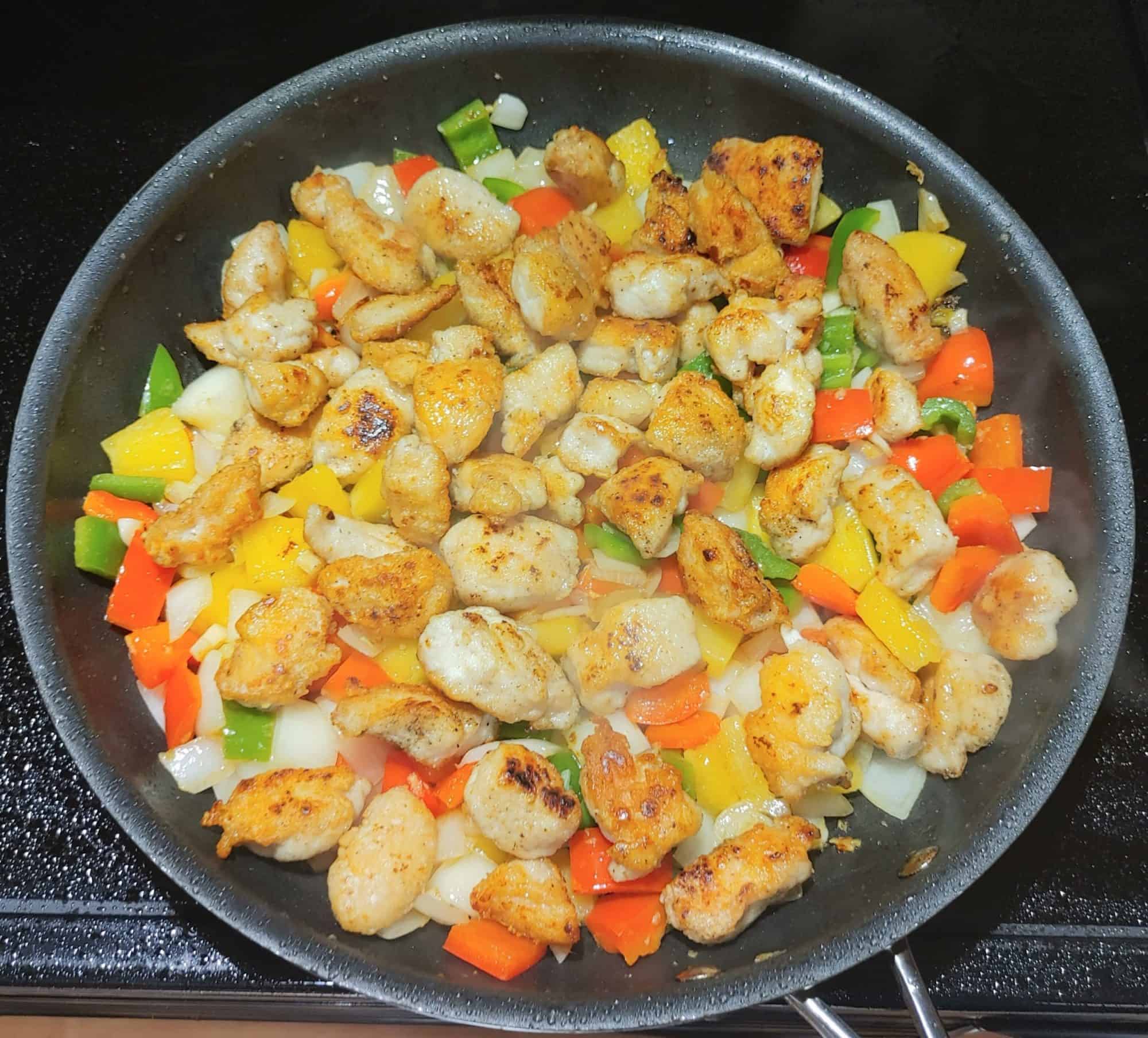 Easy Sweet and Sour Chicken "No Deep-Frying Required"