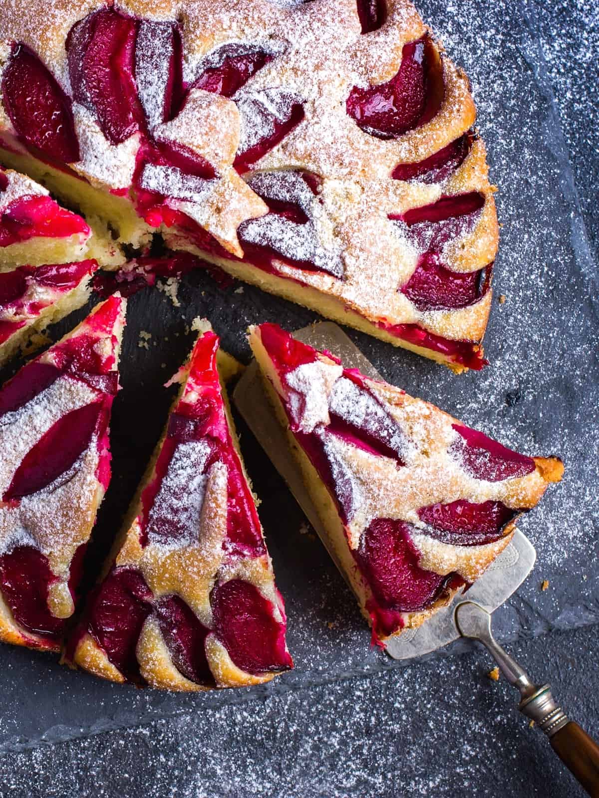 Easy Fresh Plum cake