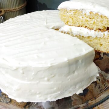 Quick Easy Homemade Yellow Cake