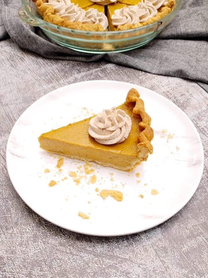 PUMPKIN PIE WITH HENNESSY WHIPPED CREAM