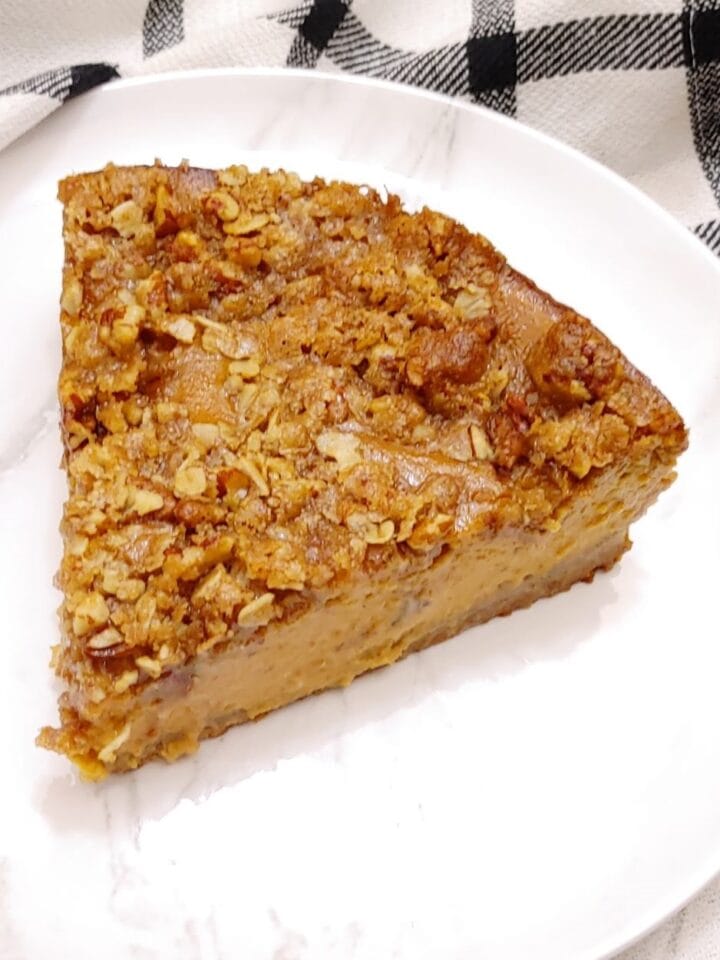 Pumpkin Pie with Pecan Crust