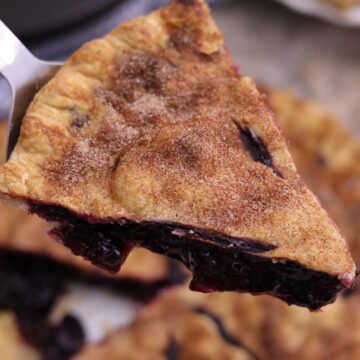 The Easiest Blueberry Pie