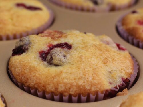 Homemade Orange Cranberry Muffins