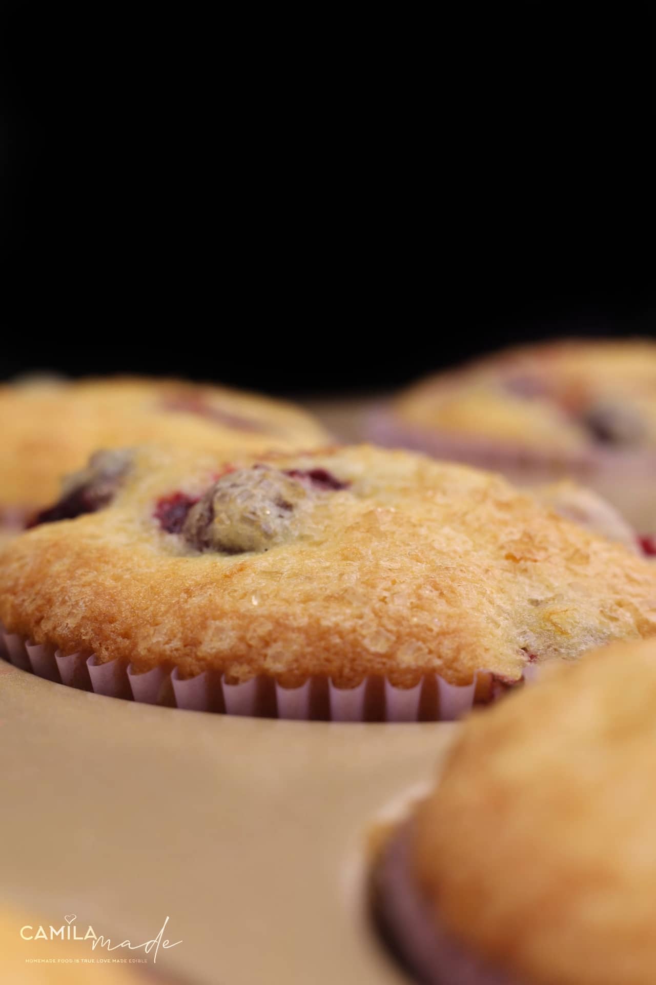 The Easiest Orange Cranberry Muffins