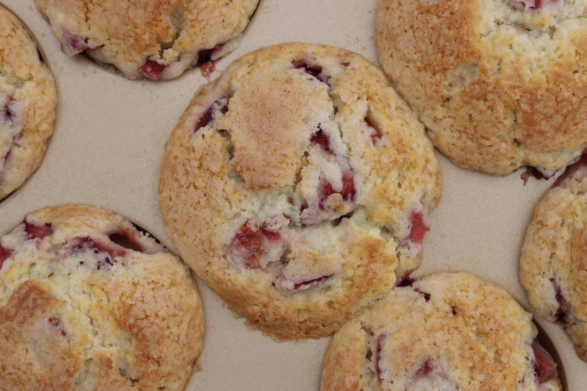 Perfect Strawberry Muffins