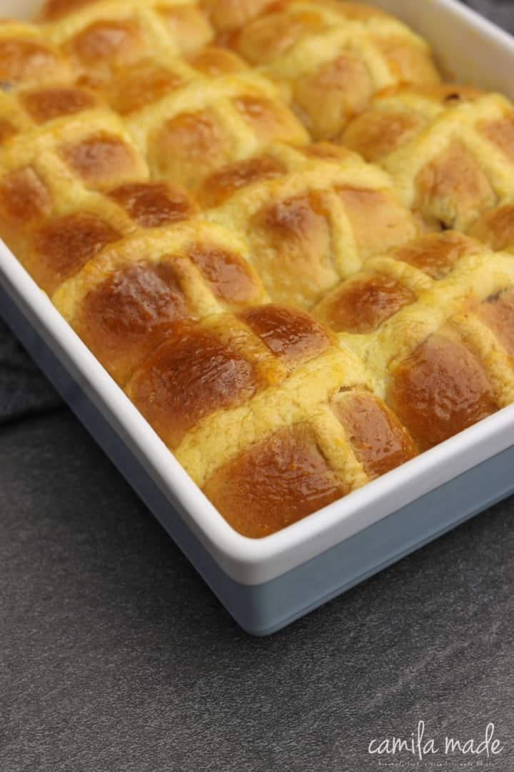 Orange Hot Cross Buns A Delicious Twist! Camila Made