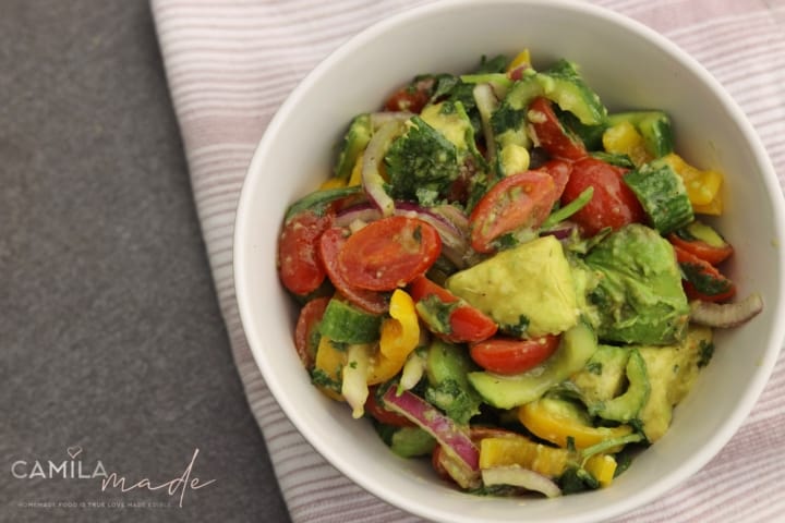 The Perfect Avocado Salad for a Summer Day