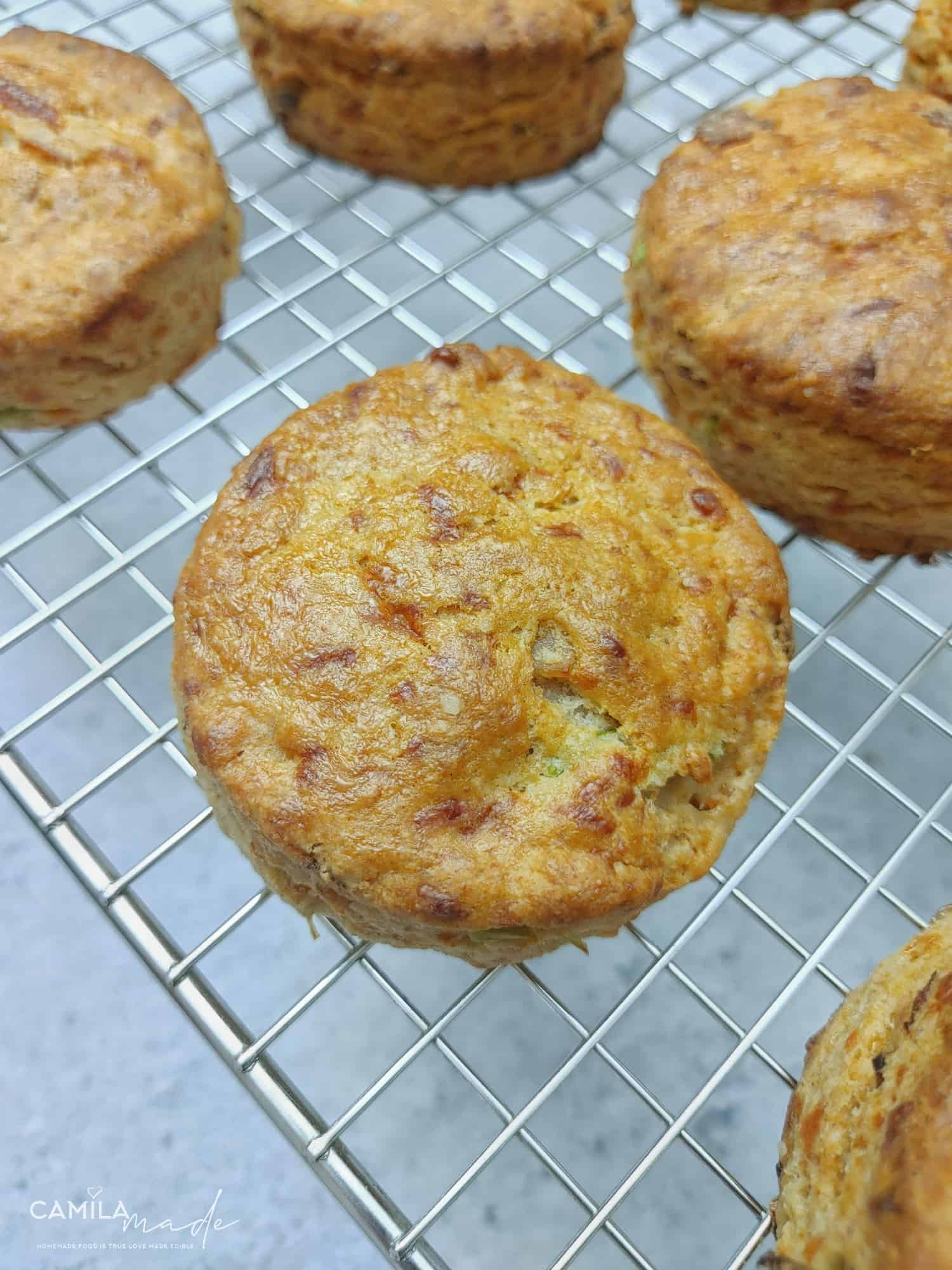 The Best Ham and Cheese Biscuits 6