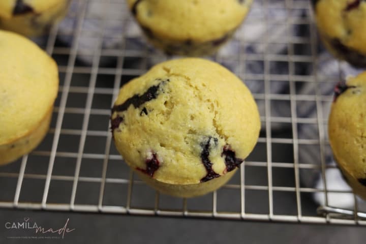 Blueberry Cornbread Muffins 5