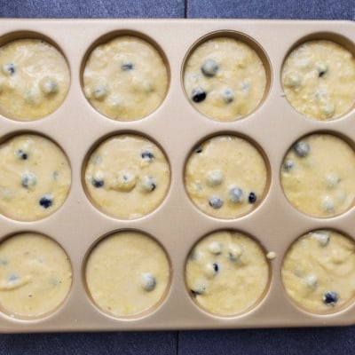 Blueberry Cornbread Muffins 8