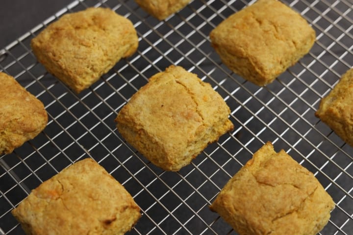 Sweet Potato Biscuits with Spiced Honey Butter