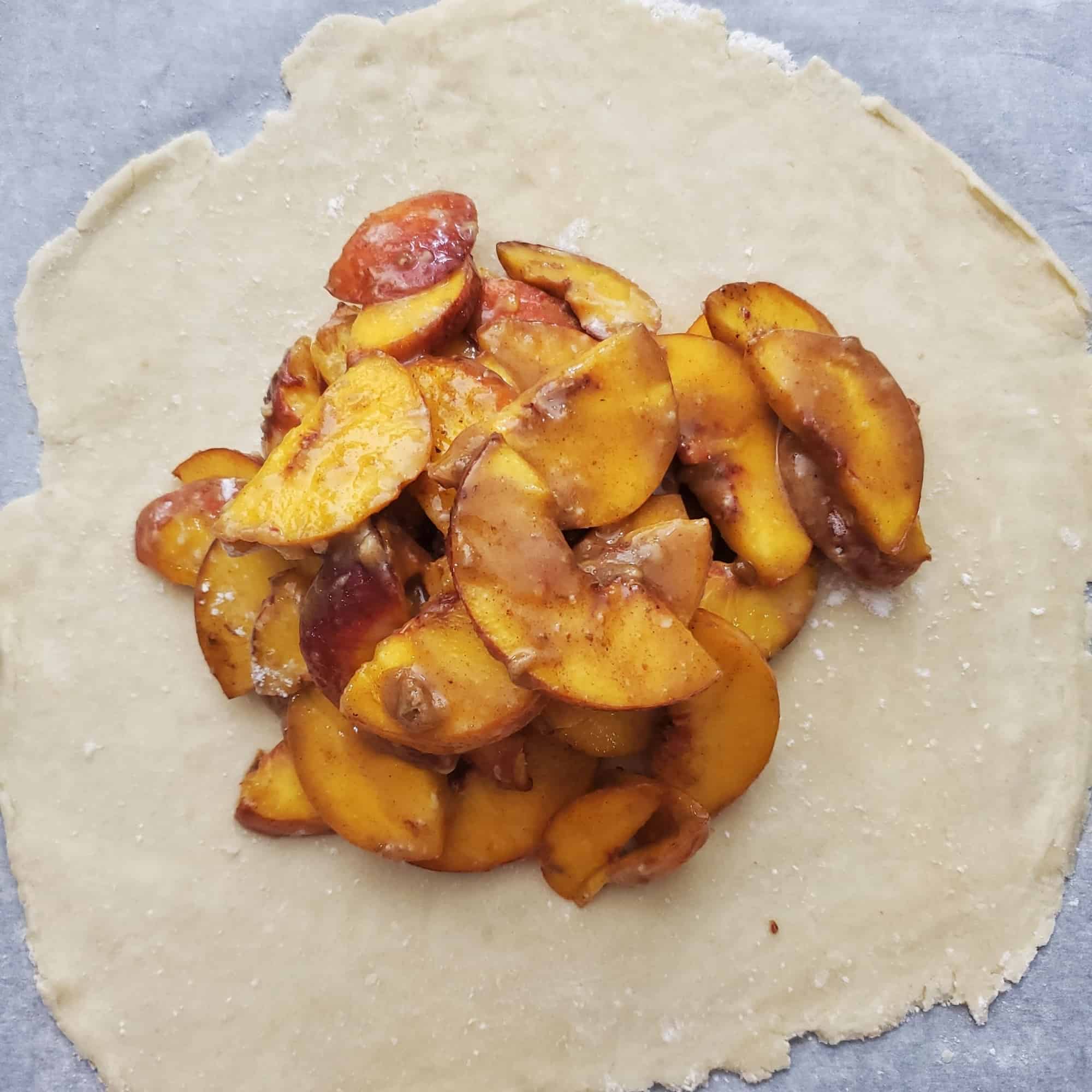 Easy Peach Galette 19 Easy Peach Galette 1