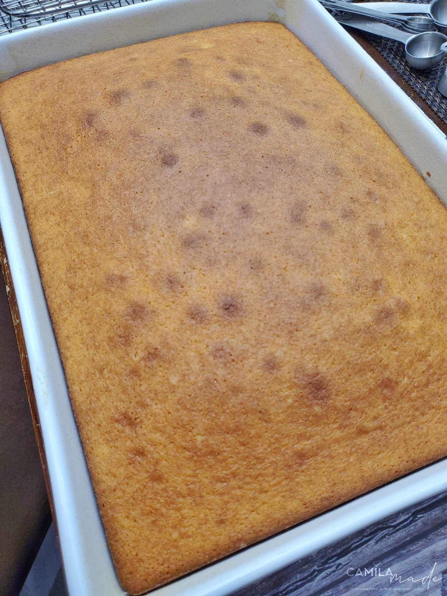 The Best Orange Sheet Cake 11