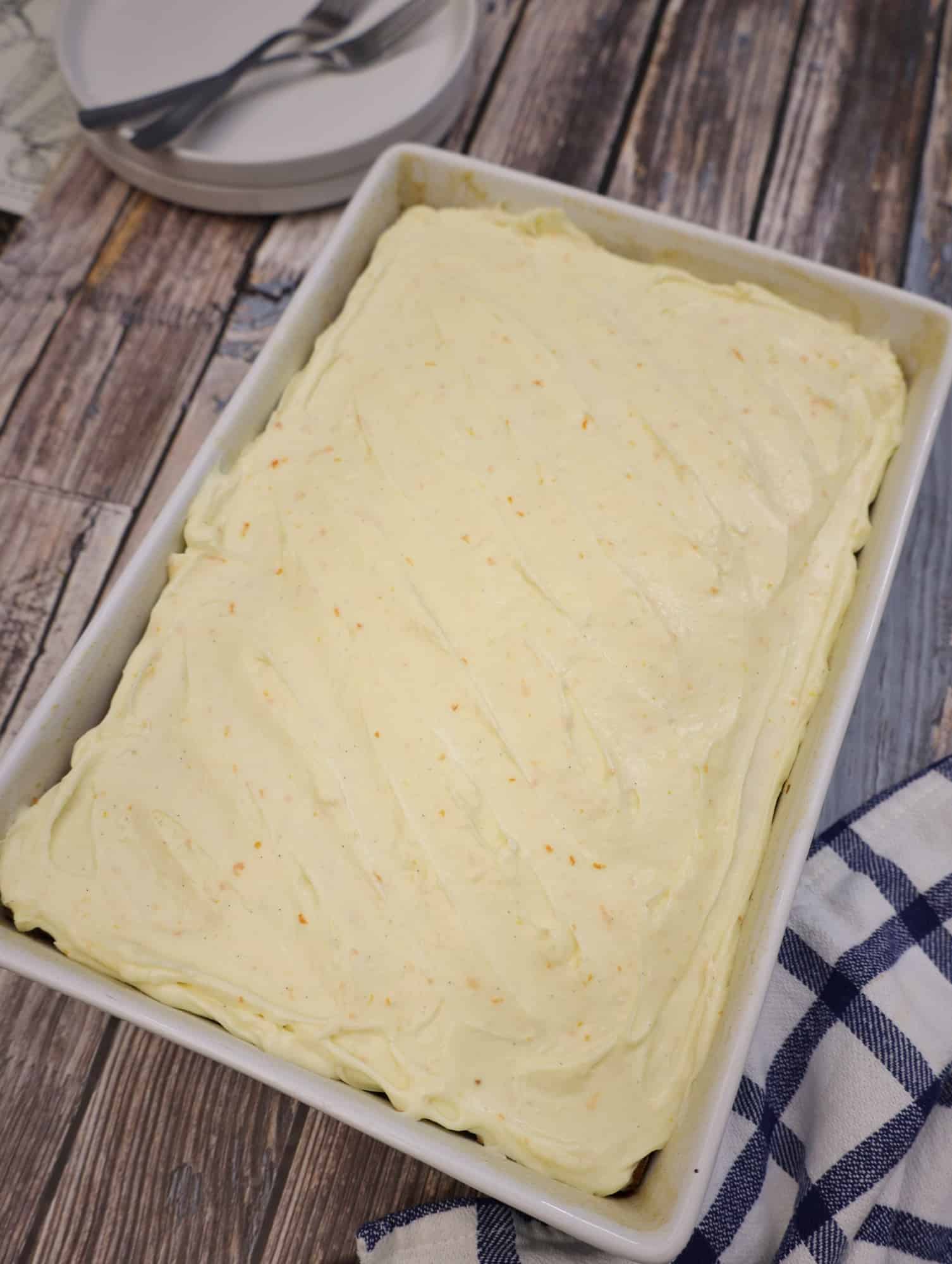 The Best Orange Sheet Cake 4