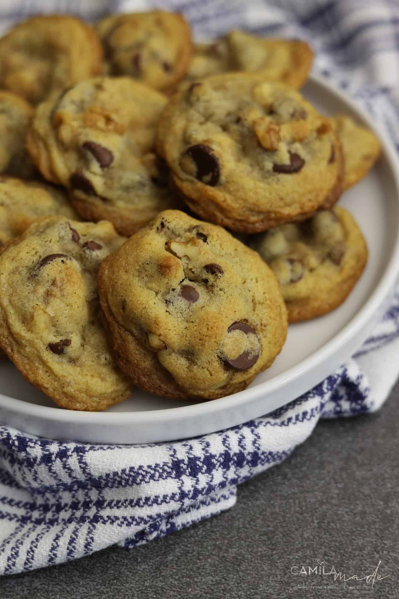 Walnut Chocolate Chip Cookies Camila Made