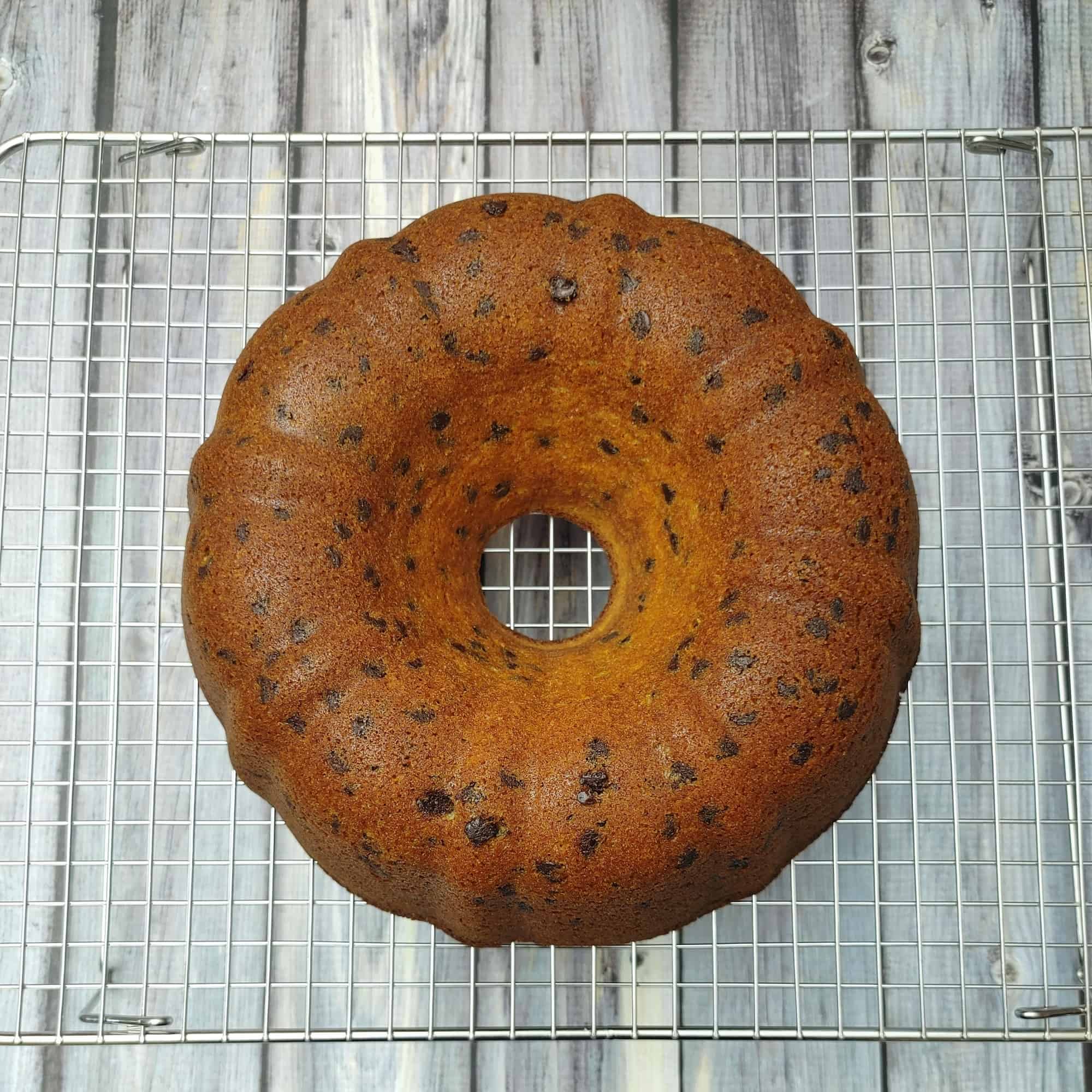 Easy Bundt Carrot Cake with Chocolate Chip 11