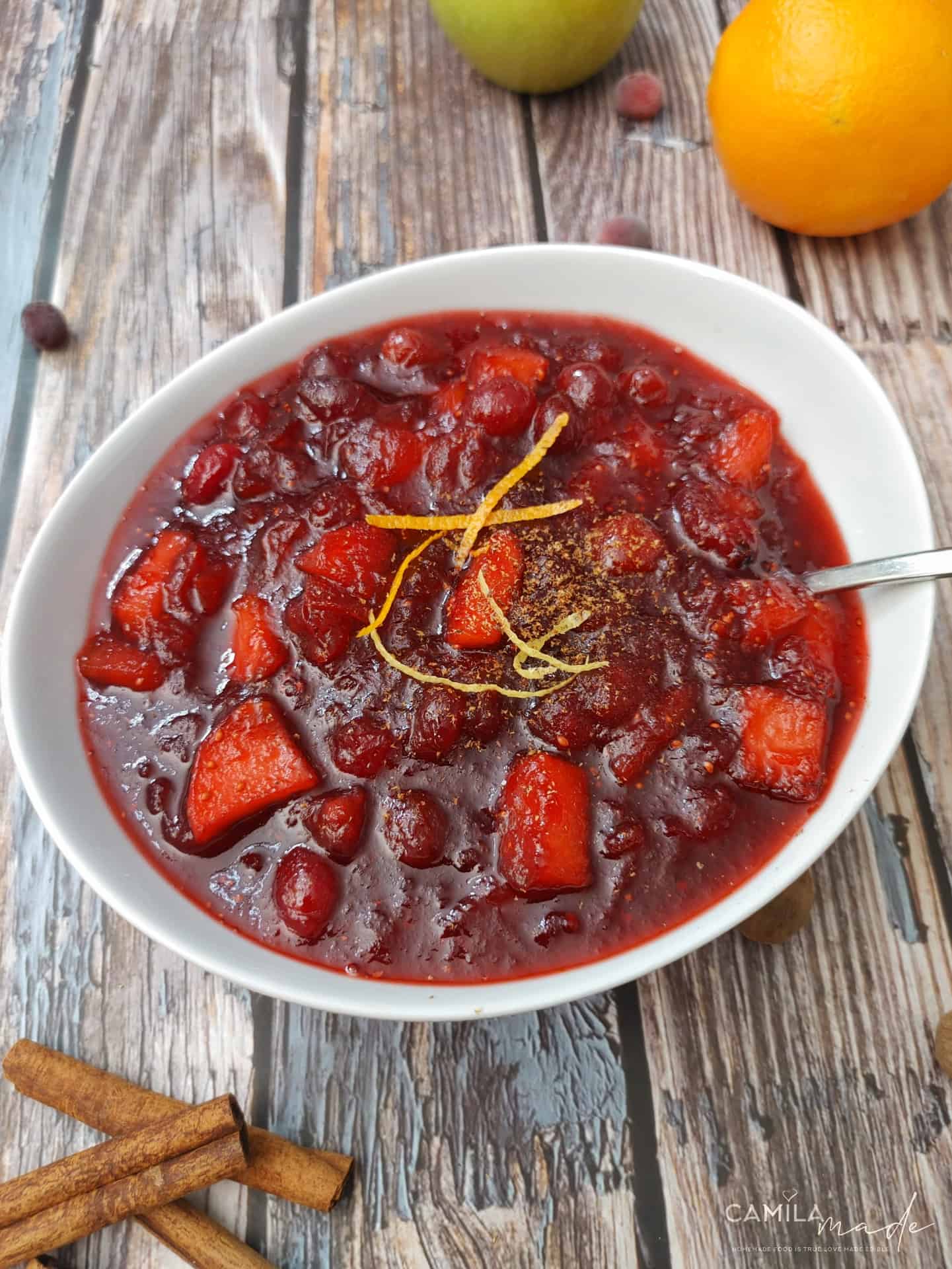The Best Cranberry Apple Sauce 2